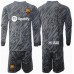 Maillot de foot Barcelona Gardien Troisième vêtements enfant 2024-25 Manches Longues (+ pantalon court)